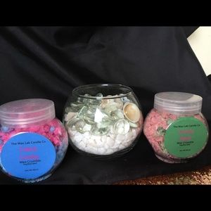 Candle wax crumble for your wax burners cotton candy & candy apple scents